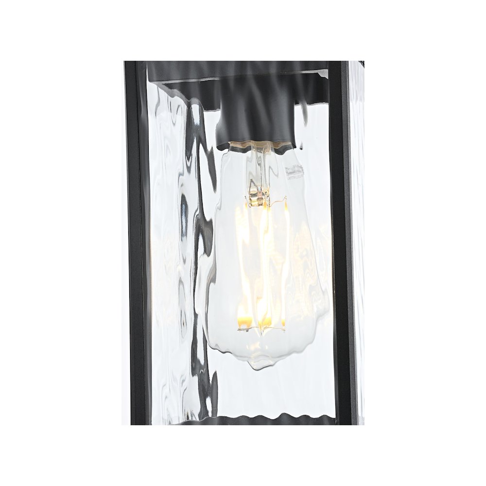 Mascher 7 inch Outdoor Pendant in Black. Picture 5