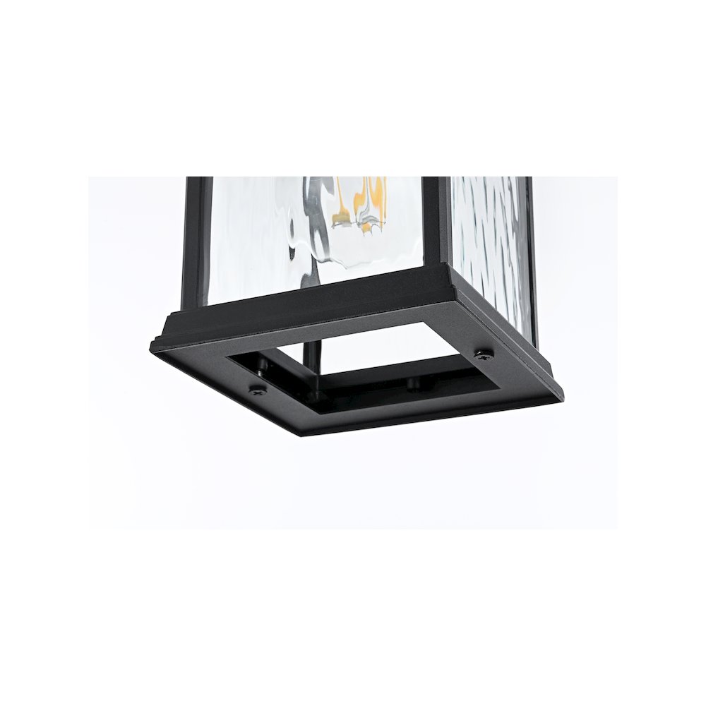 Mascher 7 inch Outdoor Pendant in Black. Picture 6