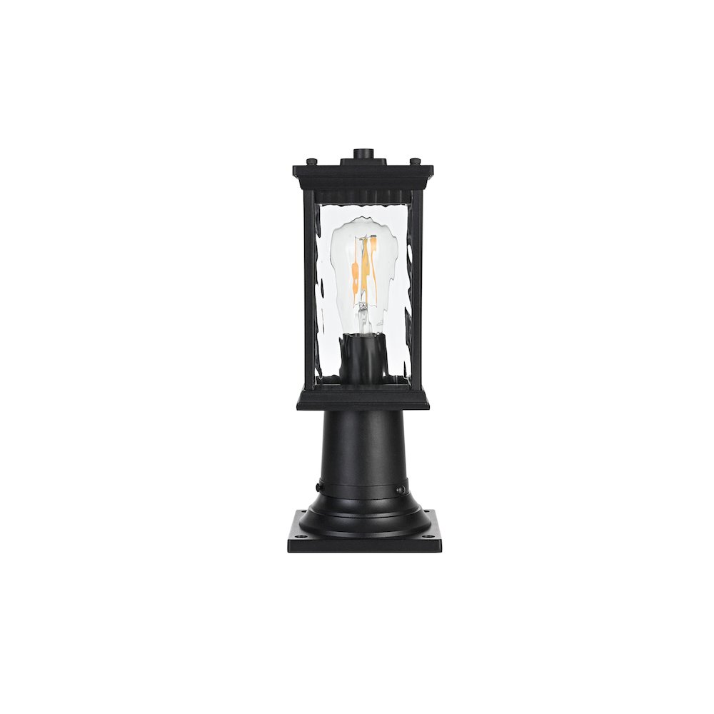 Mascher 7 inch Outdoor Pendant in Black. Picture 1