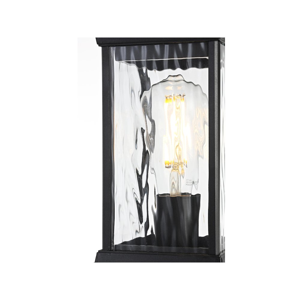 Mascher 7 inch Outdoor Pendant in Black. Picture 3