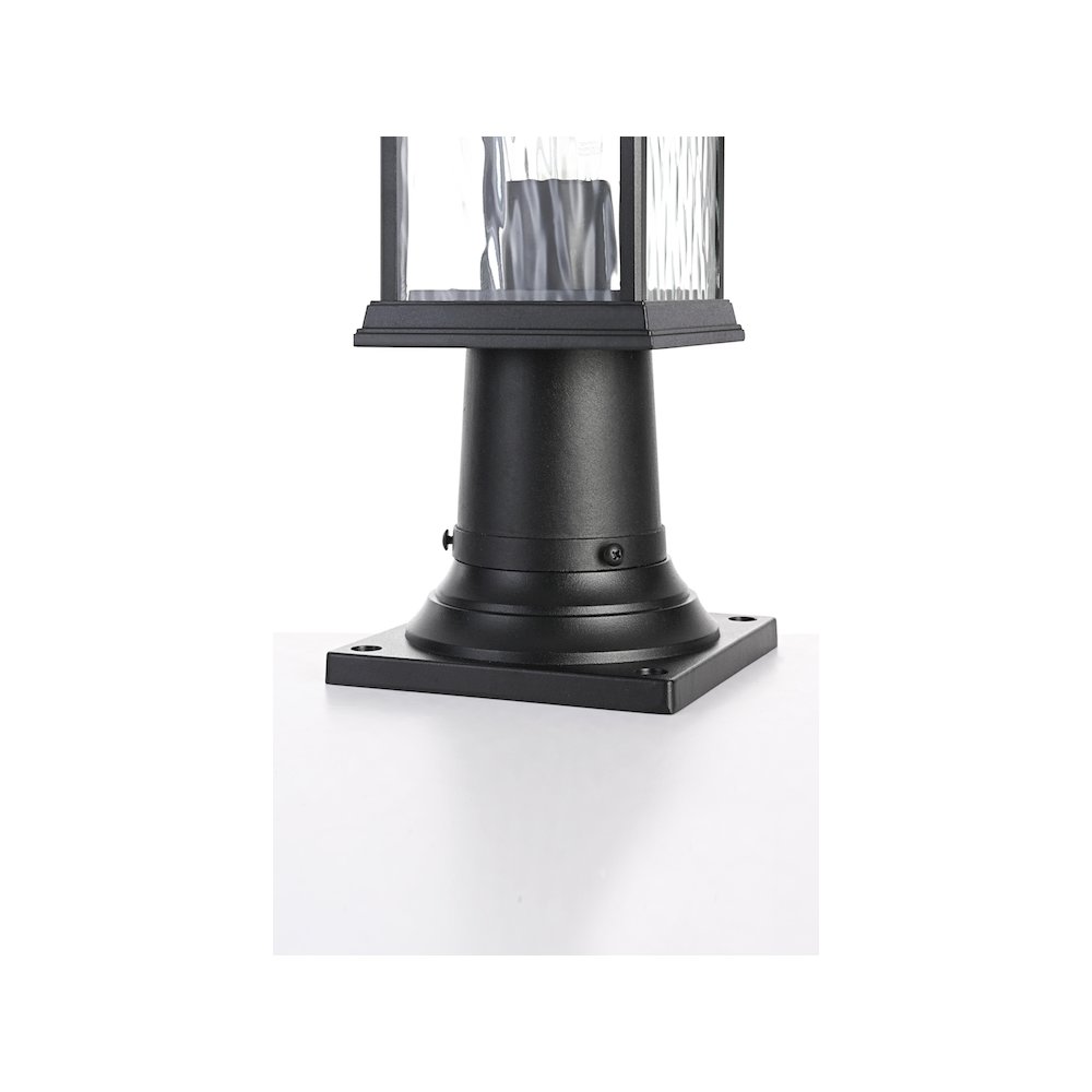 Mascher 7 inch Outdoor Pendant in Black. Picture 5