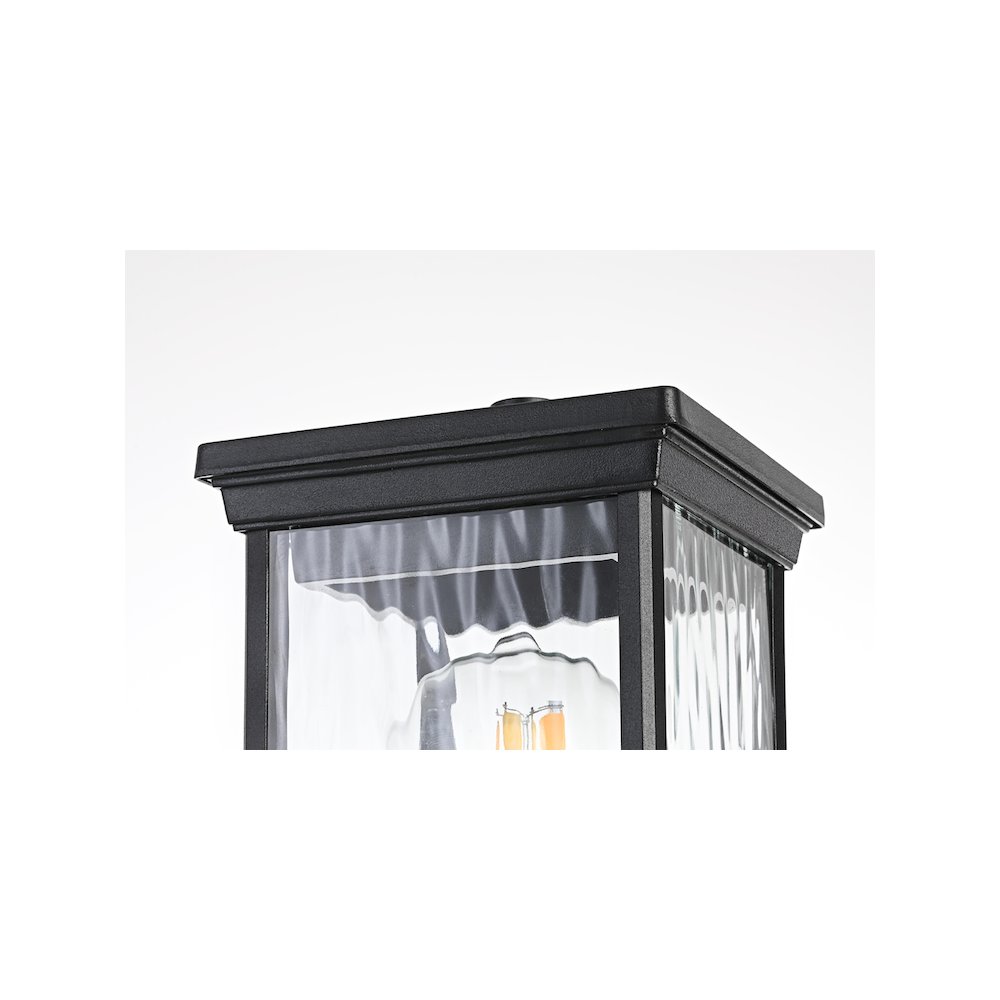 Mascher 7 inch Outdoor Pendant in Black. Picture 6