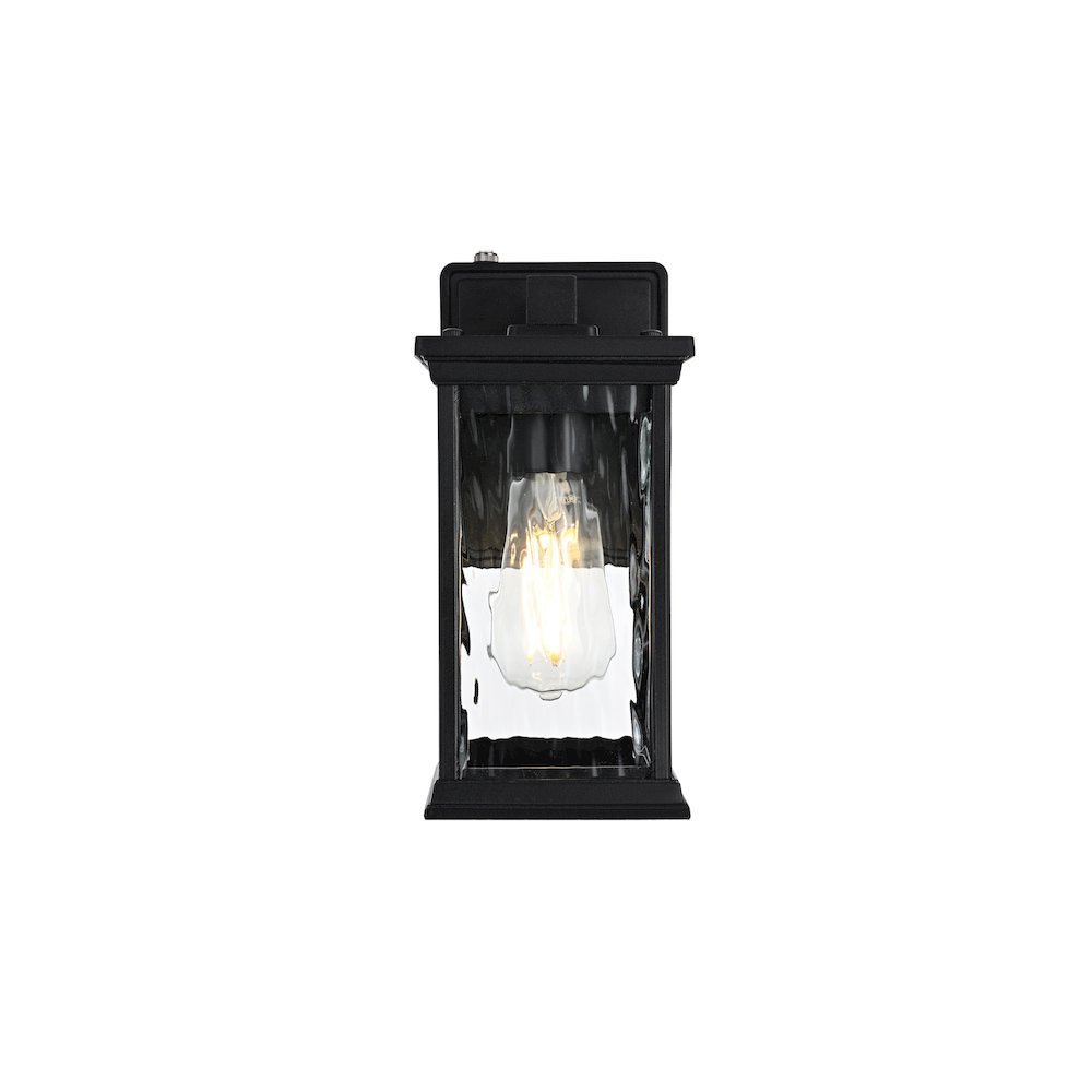 Mascher 7 inch Outdoor Pendant in Black. Picture 1