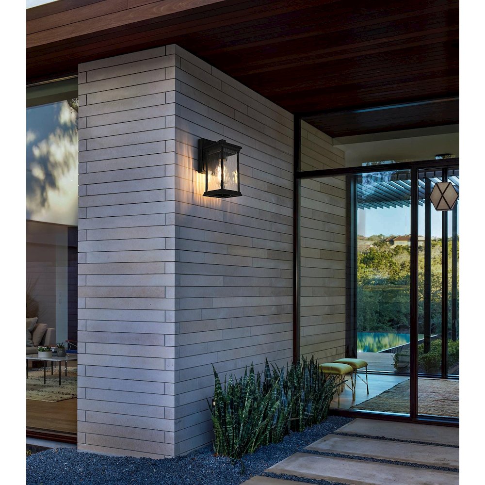 Mascher 7 inch Outdoor Pendant in Black. Picture 2