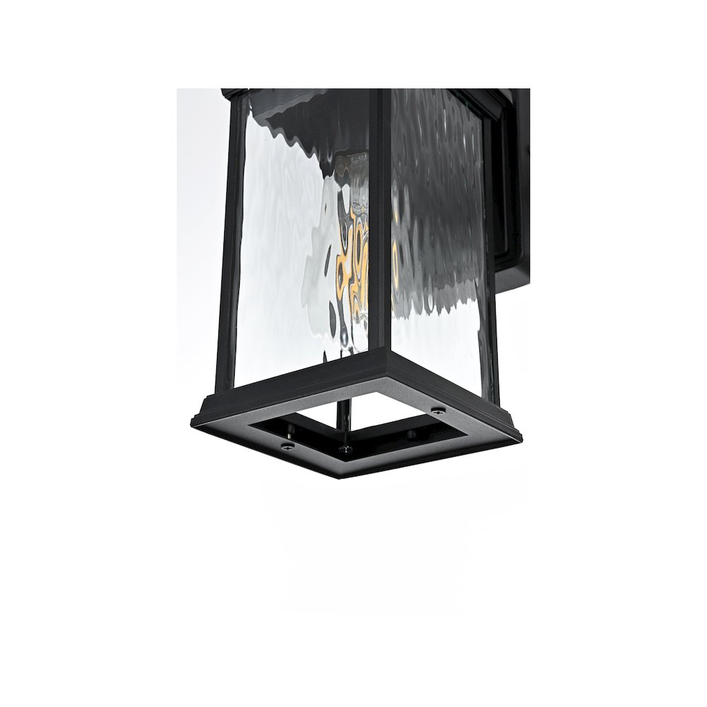 Mascher 7 inch Outdoor Pendant in Black. Picture 6