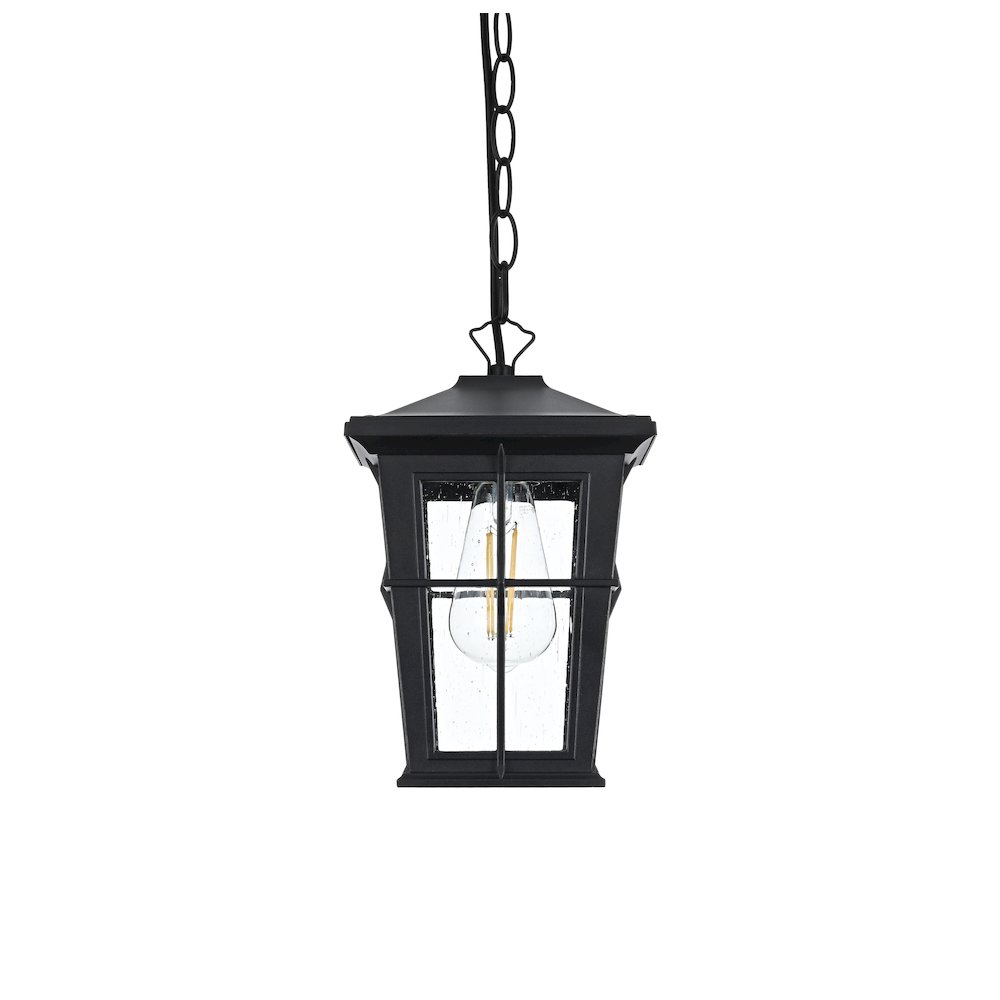 Bodine 7 inch Outdoor Pendant in Black. Picture 2