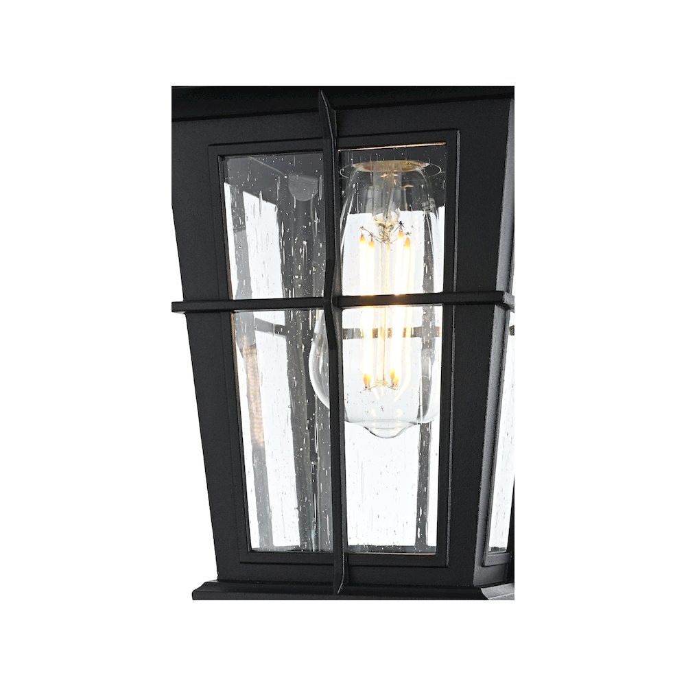 Bodine 7 inch Outdoor Pendant in Black. Picture 5