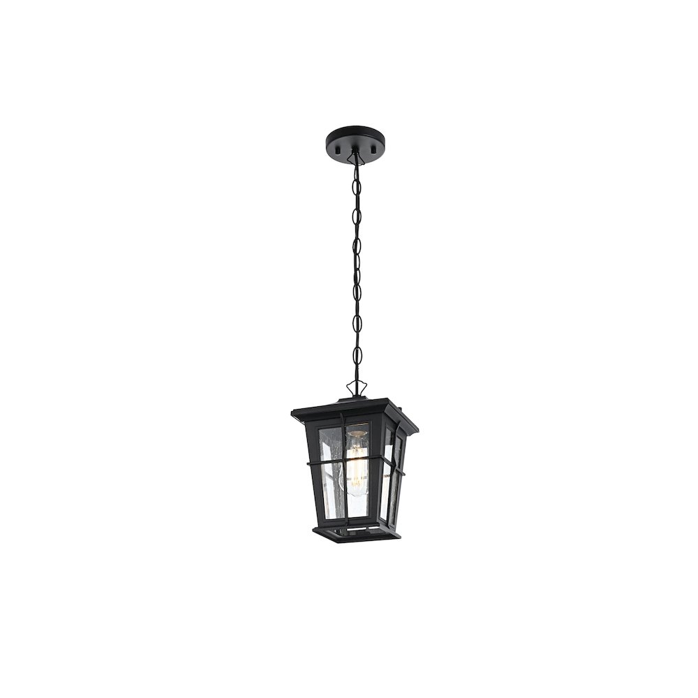 Bodine 7 inch Outdoor Pendant in Black. Picture 7