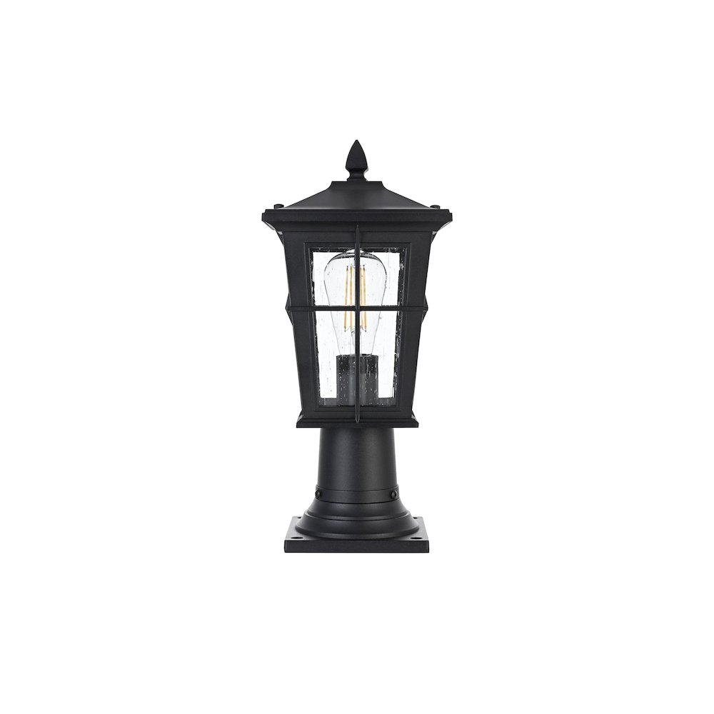 Bodine 7 inch Outdoor Pendant in Black. Picture 1
