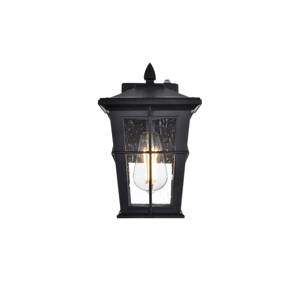 Bodine 7 inch Outdoor Pendant in Black. Picture 1
