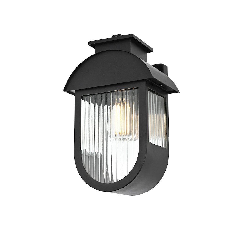 Albert 7 inch Outdoor Pendant in Black. Picture 3