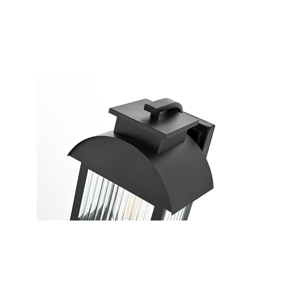 Albert 7 inch Outdoor Pendant in Black. Picture 4