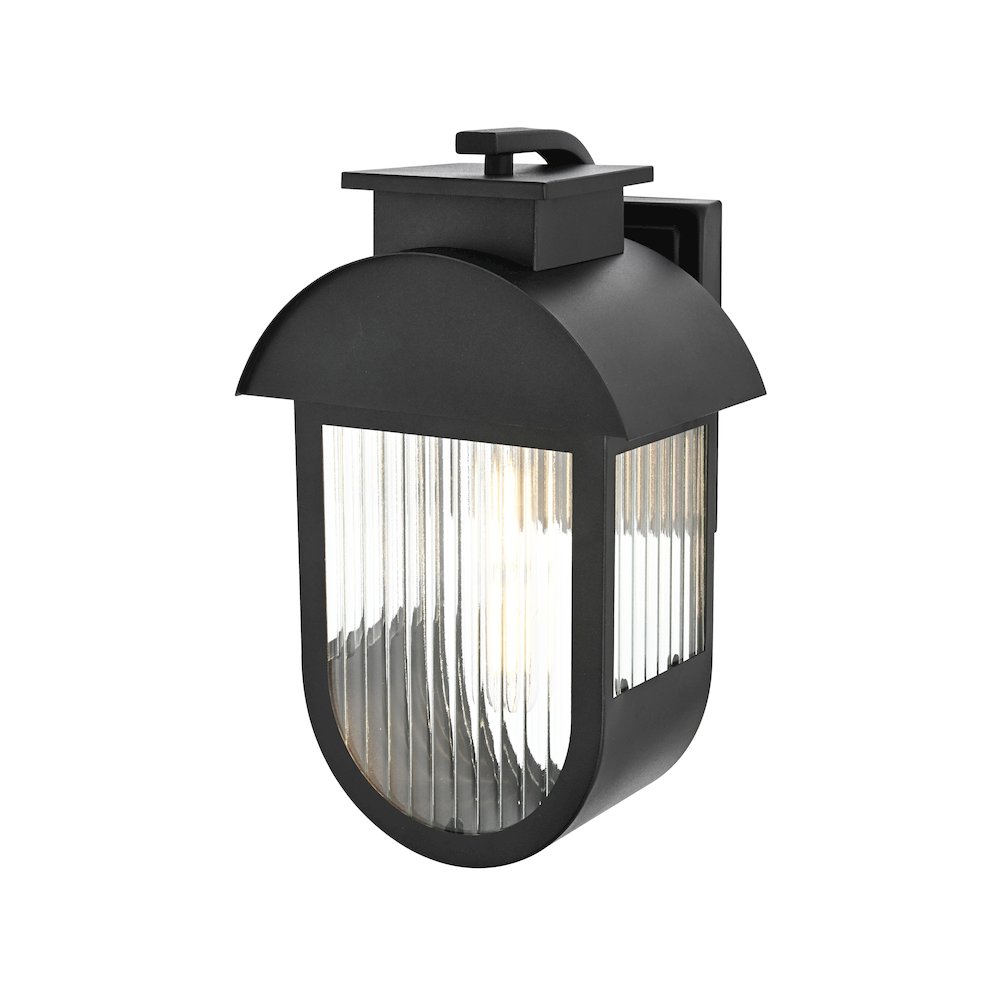 Albert 7 inch Outdoor Pendant in Black. Picture 7