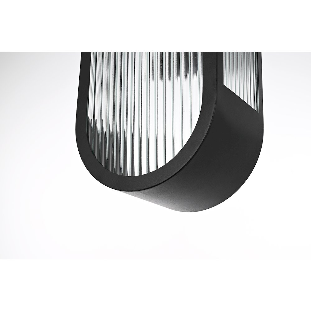 Albert 10 Inch Outdoor Wall Sconce In Black. Picture 6