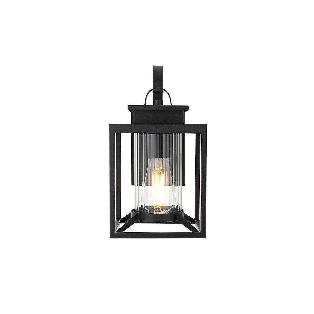 Witte 7 inch Outdoor Pendant in Black. Picture 1