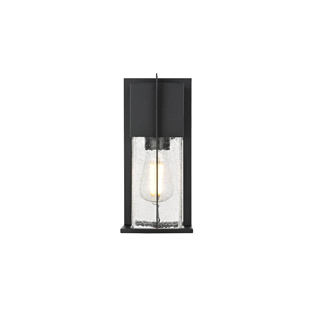 Janney 7 inch Outdoor Pendant in Black. Picture 1