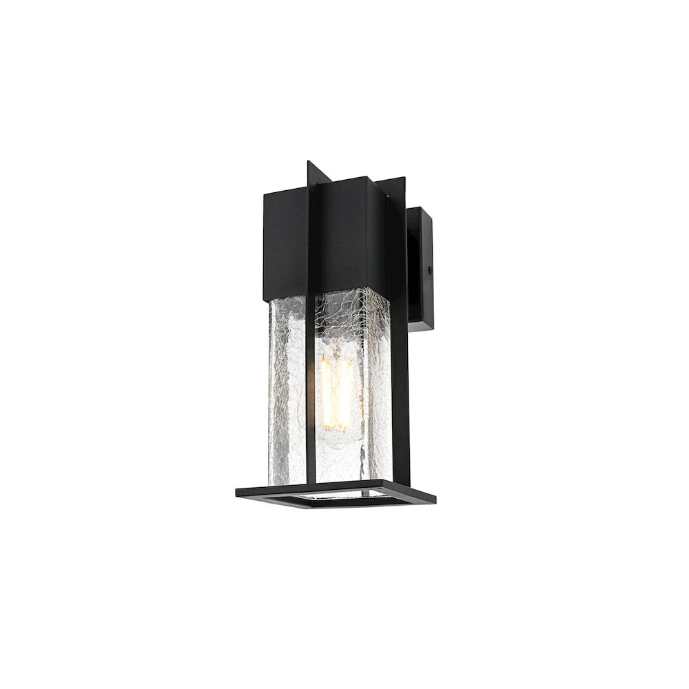 Janney 7 inch Outdoor Pendant in Black. Picture 3