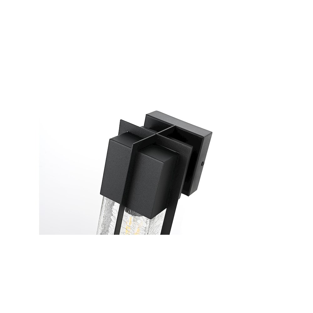 Janney 7 inch Outdoor Pendant in Black. Picture 4