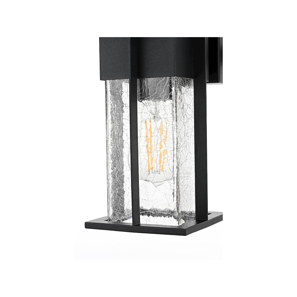 Janney 7 inch Outdoor Pendant in Black. Picture 5
