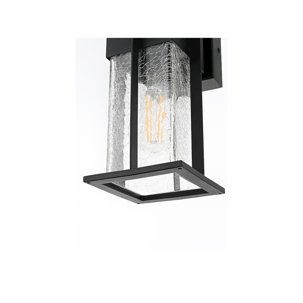 Janney 7 inch Outdoor Pendant in Black. Picture 6