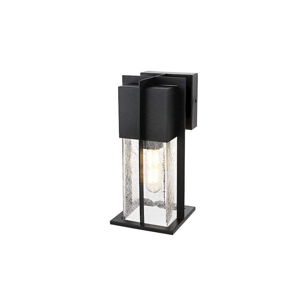 Janney 7 inch Outdoor Pendant in Black. Picture 7