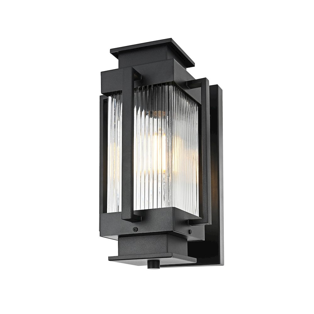 Harlan 7 inch Outdoor Pendant in Black. Picture 3