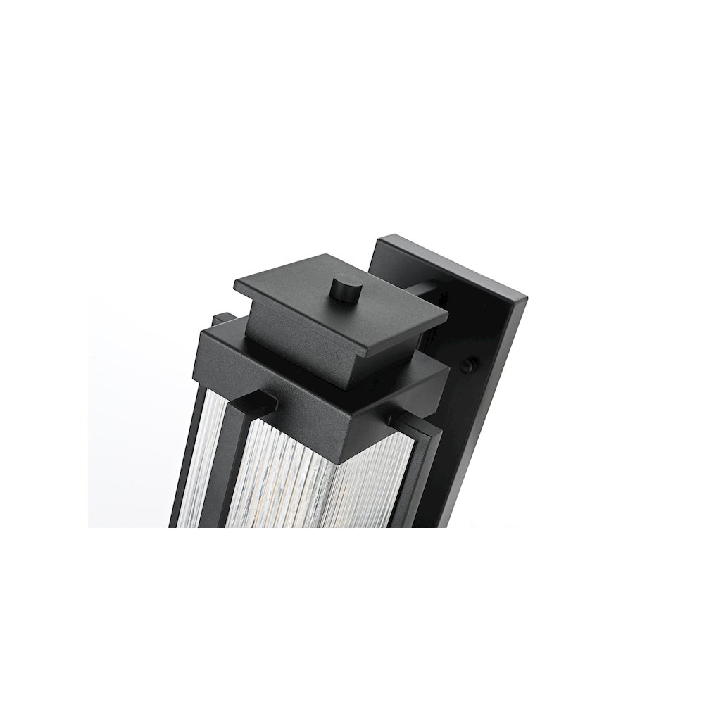 Harlan 7 inch Outdoor Pendant in Black. Picture 4