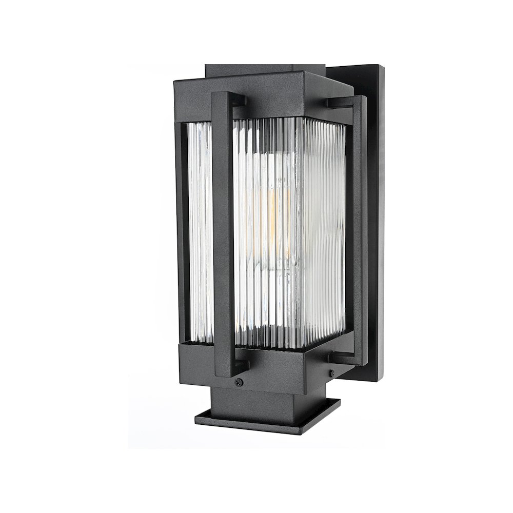Harlan 7 inch Outdoor Pendant in Black. Picture 5