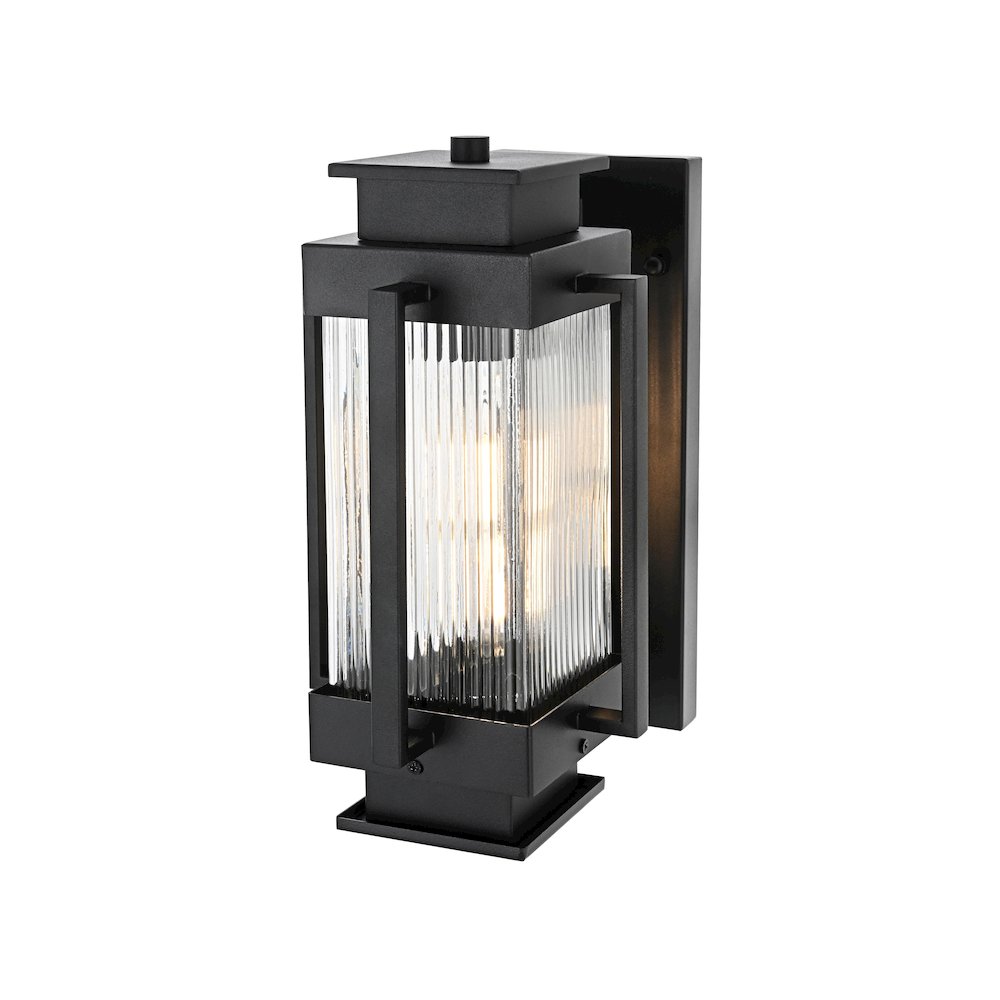 Harlan 7 inch Outdoor Pendant in Black. Picture 7