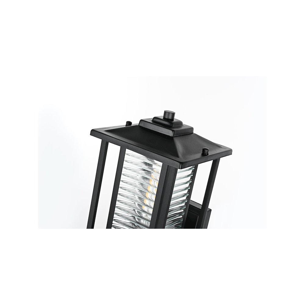 Bouvier 7 inch Outdoor Pendant in Black. Picture 6