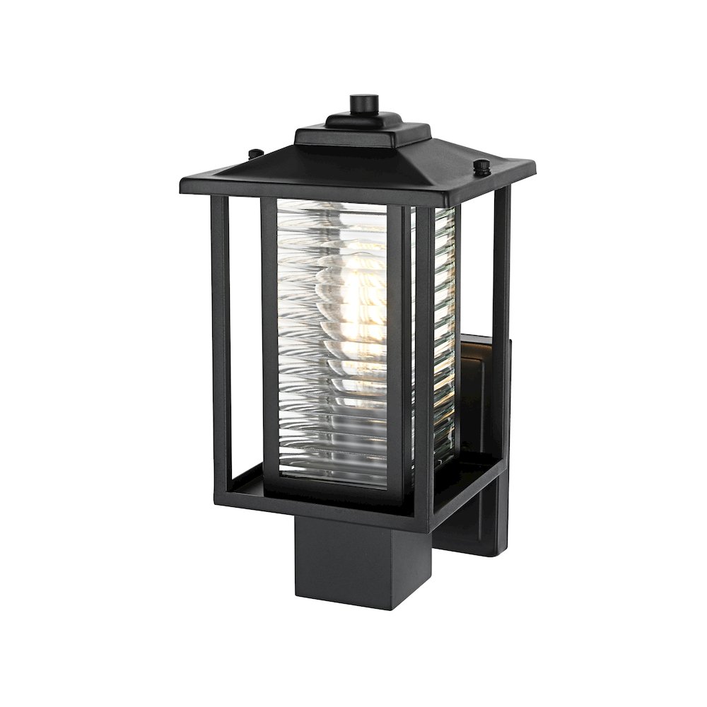 Bouvier 7 inch Outdoor Pendant in Black. Picture 7