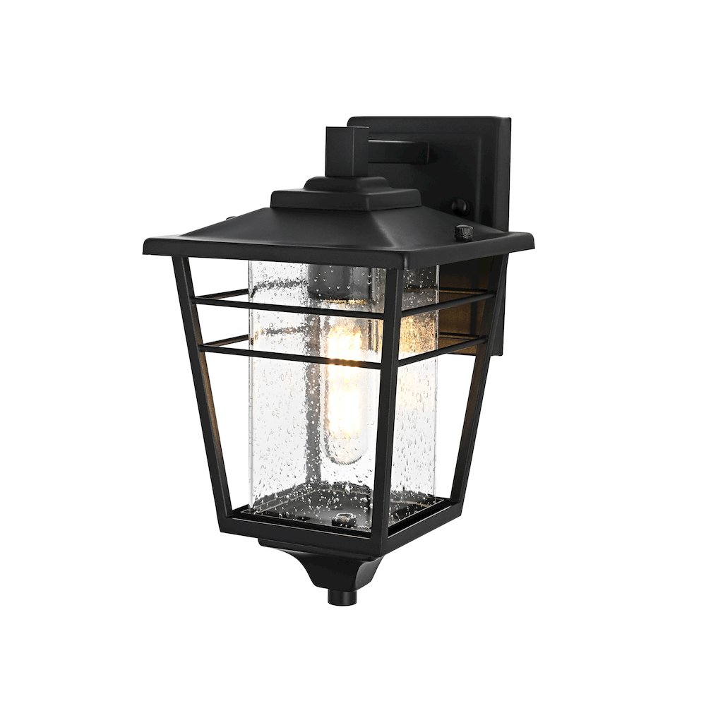 Croskey 7 inch Outdoor Pendant in Black. Picture 7