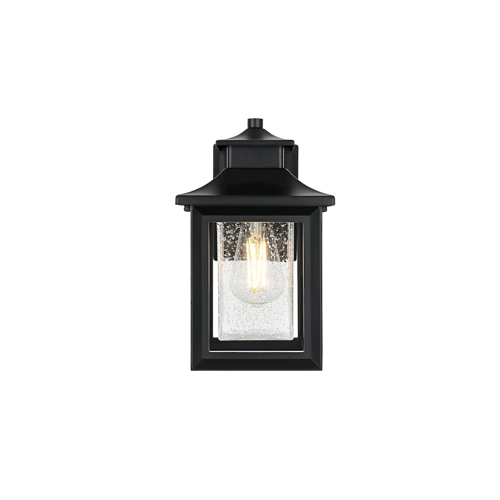 Judson 7 inch Outdoor Pendant in Black. Picture 1