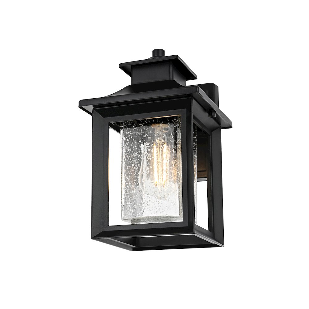 Judson 7 inch Outdoor Pendant in Black. Picture 3