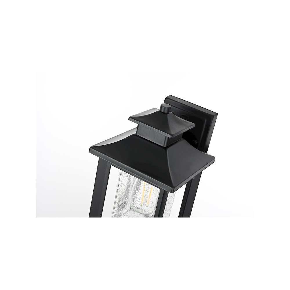 Judson 7 inch Outdoor Pendant in Black. Picture 4