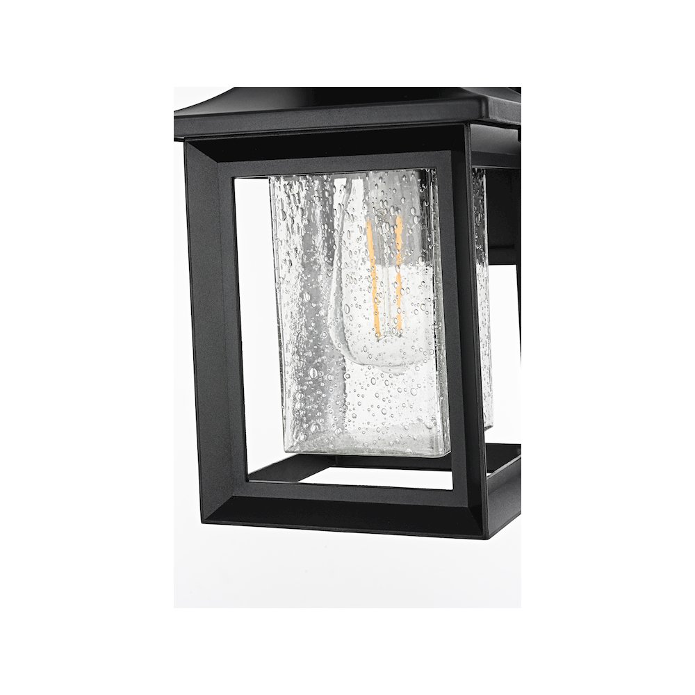 Judson 7 inch Outdoor Pendant in Black. Picture 5