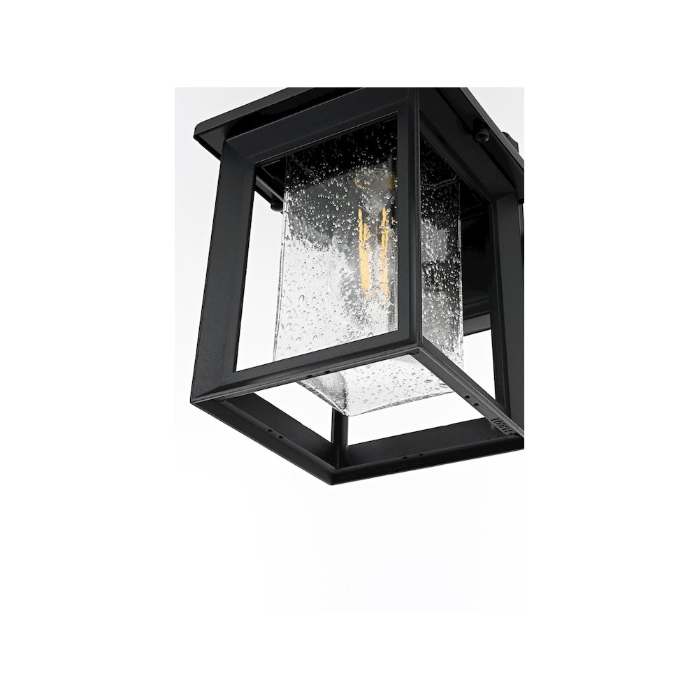 Judson 7 inch Outdoor Pendant in Black. Picture 6