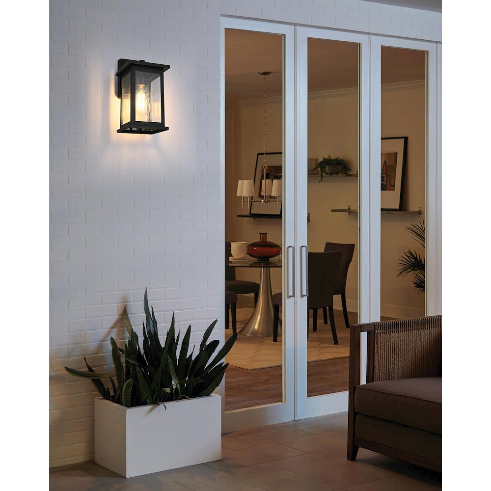 Ringgold 7 inch Outdoor Pendant in Black. Picture 2