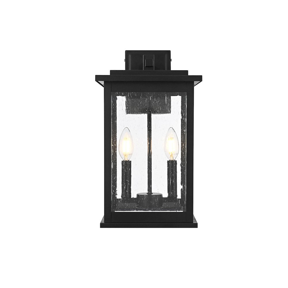 Ringgold 8.5 Inch Outdoor Wall Sconce In Black. Picture 1