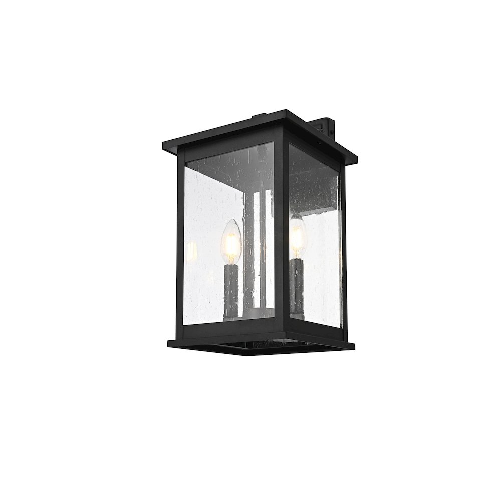 Ringgold 8.5 Inch Outdoor Wall Sconce In Black. Picture 3