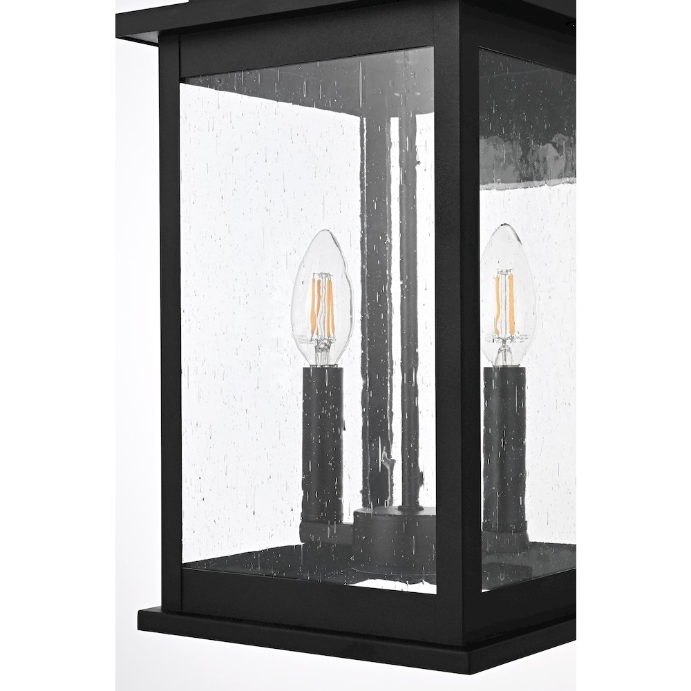 Ringgold 8.5 Inch Outdoor Wall Sconce In Black. Picture 6