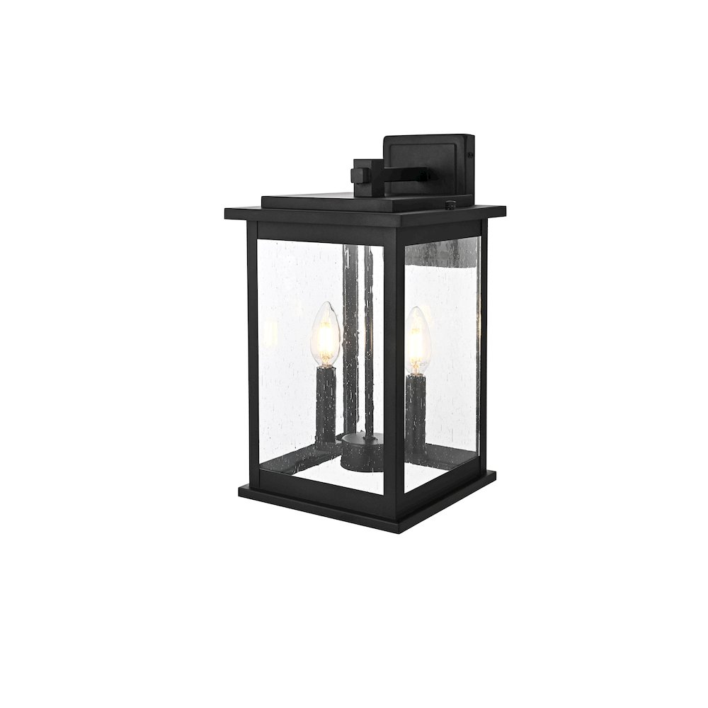 Ringgold 8.5 Inch Outdoor Wall Sconce In Black. Picture 7