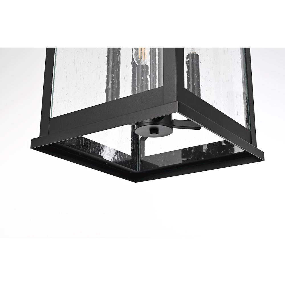 Ringgold 11 Inch Outdoor Wall Sconce In Black. Picture 6