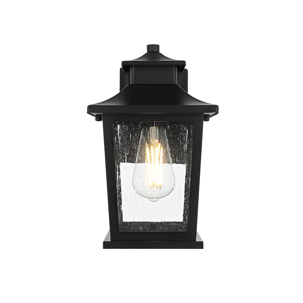 Redner 7 inch Outdoor Pendant in Black. Picture 1