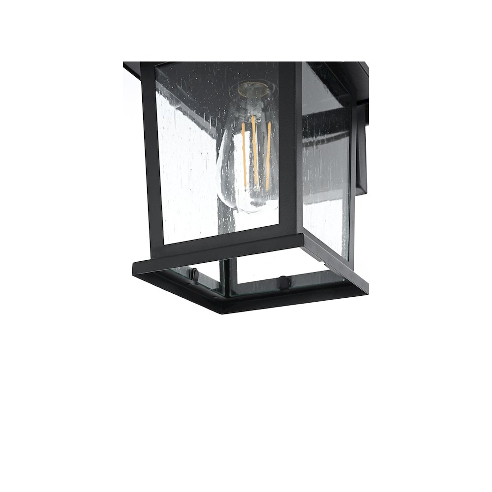 Redner 7 inch Outdoor Pendant in Black. Picture 6