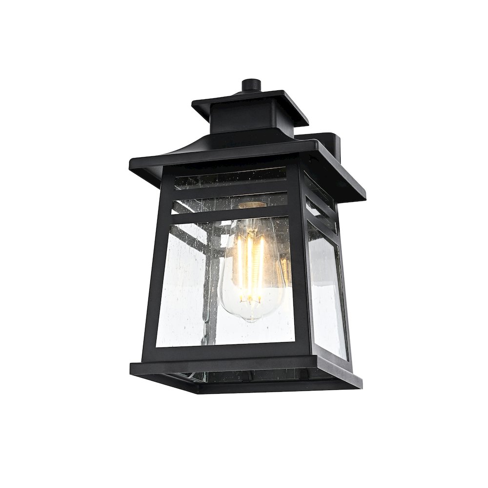 Bambrey 7 inch Outdoor Pendant in Black. Picture 3