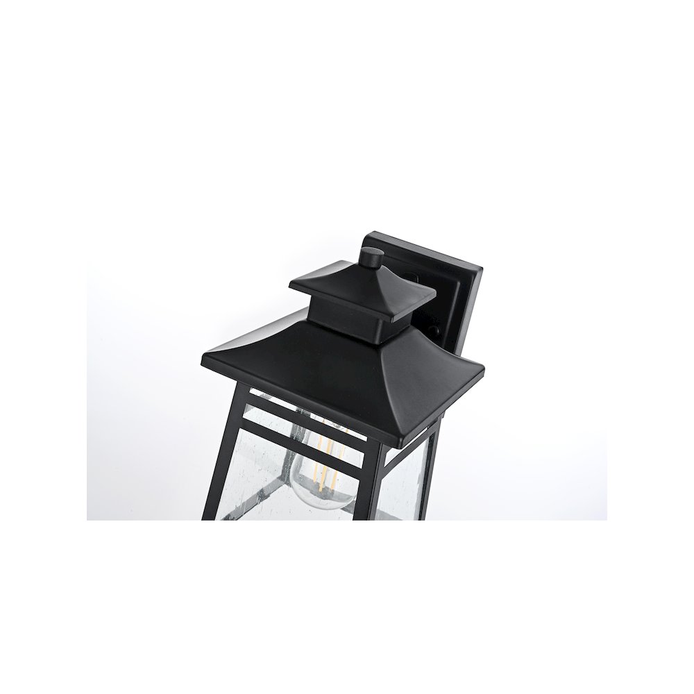 Bambrey 7 inch Outdoor Pendant in Black. Picture 4