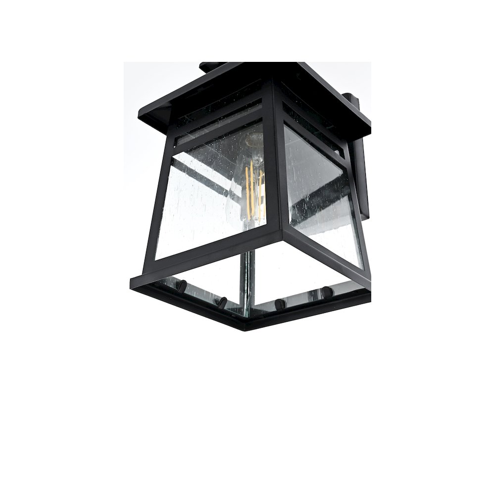 Bambrey 7 inch Outdoor Pendant in Black. Picture 6