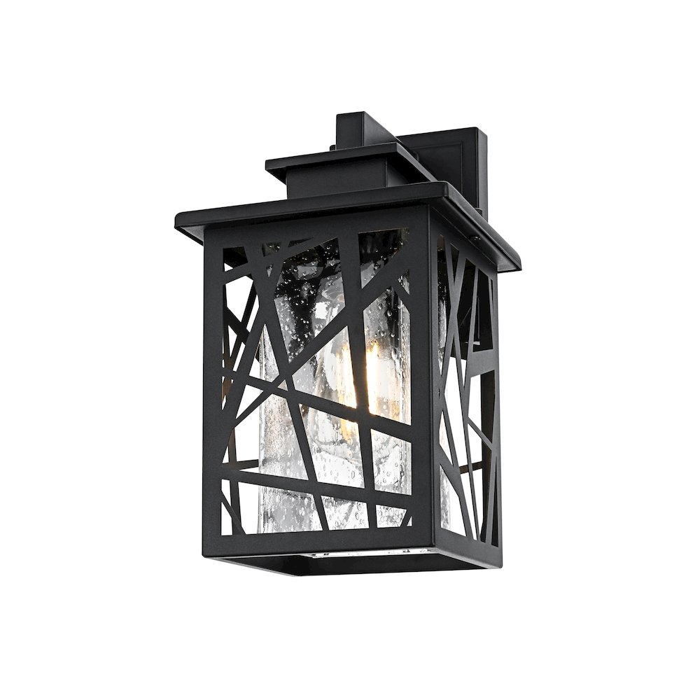 Clifford 7 inch Outdoor Pendant in Black. Picture 3
