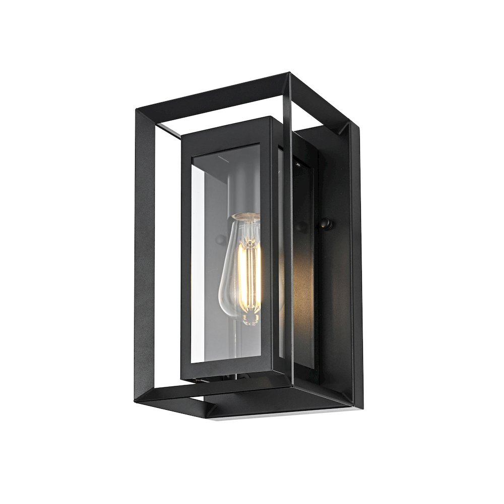 Etting 7 inch Outdoor Pendant in Black. Picture 3